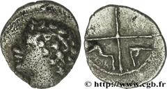 MASSALIA - MARSEILLE (474-410 avant J.-C.) Obole MA, tête à gauche c. 121-82 AC. N° bga_164171 Date : c. 121-82 AC. Métal : argent Diamètre : 10,2mm Axe des coins : 7h. Poids : 0,56g.   Etat de conser