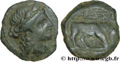 MASSALIA - MARSEILLE (IIIe - Ier siècles avant J.-C.) Petit bronze au taureau (hémiobole ?) c. 150-130 AC. N° bga_176008 Date : c. 150-130 AC. Métal : bronze Diamètre : 15mm Axe des coins : 6h. Poids 