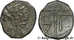 MASSALIA - MARSEILLE (474-410 avant J.-C.) Obole MA, tête à gauche, stylisée c. 121-82 AC. N° bga_182989 Date : c. 121-82 AC. Métal : argent Diamètre : 9mm Axe des coins : 6h. Poids : 0,55g. Etat de c