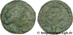 MASSALIA - MARSEILLE (IIIe - Ier siècles avant J.-C.) Bronze au caducée après 49 AC. N° bga_187758 Date : après 49 AC. Métal : bronze Diamètre : 11mm Axe des coins : 1h. Poids : 2,14g. Degré de rareté