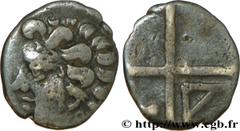 MASSALIA - MARSEILLE (474-410 avant J.-C.) Obole MA, tête à gauche, stylisée c. 121-82 AC. N° bga_195375 Date : c. 121-82 AC. Métal : argent Diamètre : 10mm Axe des coins : 12h. Poids : 0,37g.   Etat 