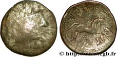 SUESSIONS (région de Soissons) (IIe - Ier siècles avant J.-C.) Denier au cheval NIDE/ALABRODIIOS c. 60-50 AC. N° bga_202404 Date : c. 60-50 AC. Métal : argent Diamètre : 15mm Axe des coins : 12h. Poid