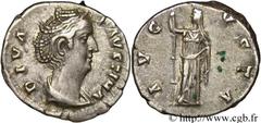 FAUSTINE MERE (+141) Annia Galeria Faustina Consécration d'Antonin le Pieux Denier après 148 N° brm_079123 Date : après 148 Nom de l'atelier : Rome Métal : argent Diamètre : 17mm Axe des coins : 6h. P