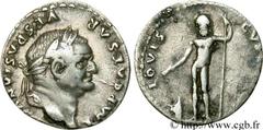 VESPASIEN (1/07/69-24/06/79) Titus Flavius Sabinus Vespasianus Denier 75 N° brm_079654 Date : 75 Nom de l'atelier : Rome Métal : argent Diamètre : 18,5mm Axe des coins : 6h. Poids : 3,21g. Degré de ra