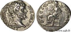 SEPTIME SEVERE (13/04/193-4/02/211) Lucius Septimius Severus Denier 198 N° brm_079927 Date : 198 Nom de l'atelier : Rome Métal : argent Diamètre : 17mm Axe des coins : 12h. Poids : 2,98g.   Etat de co