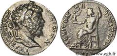SEPTIME SEVERE (13/04/193-4/02/211) Lucius Septimius Severus Denier 198 N° brm_079934 Date : 198 Nom de l'atelier : Rome Métal : argent Diamètre : 17mm Axe des coins : 1h. Poids : 3,89g. Degré de rare