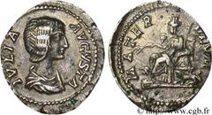 JULIA DOMNA (+217) Julia Domna Augusta (194-217) Denier 198 N° brm_079942 Date : 198 Nom de l'atelier : Rome Métal : argent Diamètre : 20mm Axe des coins : 12h. Poids : 3,18g. Degré de rareté : R1   E