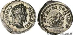 SEPTIME SEVERE (13/04/193-4/02/211) Lucius Septimius Severus Denier 203 N° brm_079997 Date : 203 Nom de l'atelier : Rome Métal : argent Diamètre : 20,00mm Axe des coins : 6h. Poids : 3,33g.   Etat de 