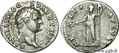 DOMITIEN (12/69-18/09/96) Titus Flavius Domitianus César sous Vespasien (12/69-24/06/79) Denier 74 N° brm_080182 Date : 74 Nom de l'atelier : Rome Métal : argent Diamètre : 18mm Axe des coins : 6h. Po