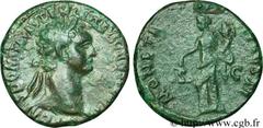 DOMITIEN (12/69-18/09/96) Titus Flavius Domitianus Auguste (13/09/81-18/09/96) As 85 N° brm_080628 Date : 85 Nom de l'atelier : Rome Métal : cuivre Diamètre : 26,5mm Axe des coins : 6h. Poids : 12,65g