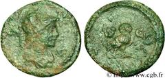 DOMITIEN (12/69-18/09/96) Titus Flavius Domitianus Auguste (13/09/81-18/09/96) Quadrans 81-96 N° brm_080634 Date : 81-96 Nom de l'atelier : Rome Métal : cuivre Diamètre : 14,5mm Axe des coins : 6h. Po