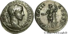 ALEXANDRE SEVERE (10/05/221-22/03/235) Marcus Aurelius Severus Alexander Auguste (13/03/222-22/02/235) Denier 224 N° brm_081672 Date : 224 Nom de l'atelier : Rome Métal : argent Diamètre : 19,5mm Axe 