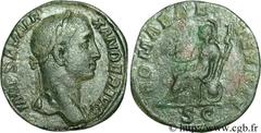 ALEXANDRE SEVERE (10/05/221-22/03/235) Marcus Aurelius Severus Alexander Auguste (13/03/222-22/02/235) Sesterce 228 N° brm_081698 Date : 228 Nom de l'atelier : Rome Métal : bronze Diamètre : 29mm Axe 