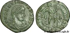 GRATIEN (24/08/367-25/08/383) Flavius Gratianus Nummus, (PB, ئ 3) 367 N° brm_092689 Date : 367 Nom de l'atelier : Siscia Métal : cuivre Diamètre : 18mm Axe des coins : 6h. Poids : 2,41g. Etat de conse