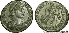 GRATIEN (24/08/367-25/08/383) Flavius Gratianus Nummus, (PB, ئ 3) 375 N° brm_092700 Date : 375 Nom de l'atelier : Constantinople Métal : cuivre Diamètre : 18mm Axe des coins : 12h. Poids : 2,58g. Degr