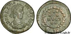 GRATIEN (24/08/367-25/08/383) Flavius Gratianus Nummus, (PBQ, ئ 4) 378-383 N° brm_092715 Date : 378-383 Nom de l'atelier : Siscia Métal : cuivre Diamètre : 15,5mm Axe des coins : 6h. Poids : 1,50g.   