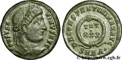 CONSTANTIN Ier LE GRAND (25/07/306-22/05/337) Flavius Valerius Constantinus Auguste (25/12/307-22/05/337) Centenionalis ou nummus 326 N° brm_095586 Date : 326 Nom de l'atelier : Héraclée Métal : cuivr