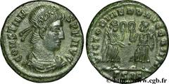 CONSTANS (25/12/335-18/01/350) Flavius Julius Constans Auguste (9/09/337-18/01-350) Centenionalis ou nummus 341-348 N° brm_095729 Date : 341-348 Nom de l'atelier : Siscia Métal : cuivre Diamètre : 16m