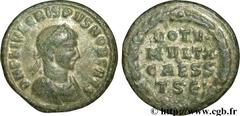CRISPUS (1/04/317-09/326) Flavius Julius Crispus César (317-326) Centenionalis ou nummus 318-319 N° brm_097377 Date : 318-319 Nom de l'atelier : Thessalonique Métal : cuivre Diamètre : 18mm Axe des co
