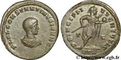 CONSTANTIN II (1/03/317-04/340) Flavius Claudius Julius Constantinus César (1/03/317-9/09/337) Centenionalis ou nummus 317 N° brm_097383 Date : 317 Nom de l'atelier : Trèves Métal : cuivre Diamètre : 