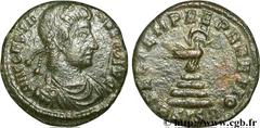 CONSTANS (25/12/335-18/01/350) Flavius Julius Constans Auguste (9/09/337-18/01-350) Demi-maiorina, (PB, ئ 3) 348-350 N° brm_097408 Date : 348-350 Nom de l'atelier : Siscia Métal : cuivre Diamètre : 18