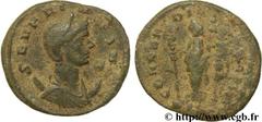 SEVERINE (+ après 275) Ulpia Severina Femme d'Aurélien - Augusta (274-275) Aurelianus septembre - novembre 275 N° brm_106696 Date : septembre - novembre 275 Nom de l'atelier : Ticinum Métal : billon D