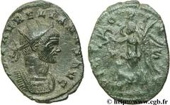 AURELIEN (07/270-09/275) Lucius Domitius Aurelianus Antoninien printemps - été 271 N° brm_106874 Date : printemps - été 271 Nom de l'atelier : Siscia Métal : billon Diamètre : 18,00mm Axe des coins : 