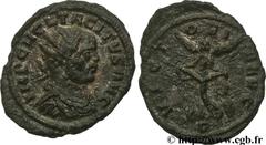 TACITE (11-12/275-06/276) Marcus Claudius Tacitus Aurelianus fin 275 N° brm_107611 Date : fin 275 Nom de l'atelier : Ticinum Métal : billon Diamètre : 24mm Axe des coins : 6h. Poids : 2,89g. Degré de 