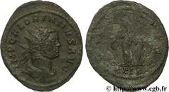 FLORIEN (06-08/276) Marcus Annius Florianus Aurelianus mai - juillet 276 N° brm_107676 Date : mai - juillet 276 Nom de l'atelier : Rome Métal : billon Diamètre : 22,00mm Axe des coins : 6h. Poids : 3,