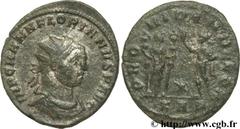 FLORIEN (06-08/276) Marcus Annius Florianus Aurelianus mai - juillet 276 N° brm_107726 Date : mai - juillet 276 Nom de l'atelier : Serdica Métal : billon Diamètre : 24,5mm Axe des coins : 6h. Poids : 