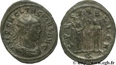 TACITE (11-12/275-06/276) Marcus Claudius Tacitus Aurelianus Printemps 276 N° brm_107736 Date : Printemps 276 Nom de l'atelier : Cyzique Métal : billon Diamètre : 24mm Axe des coins : 12h. Poids : 3,8