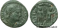 CONSTANTIN II (1/03/317-04/340) Flavius Claudius Julius Constantinus Auguste (9/09/337-04/340) Centenionalis ou nummus 337-340 N° brm_109571 Date : 337-340 Nom de l'atelier : Thessalonique Métal : cui