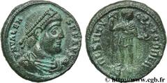 VALENS (28/03/364-9/08/378) Flavius Valens Demi-maiorina, (PB, ئ 3) 364 N° brm_109819 Date : 364 Nom de l'atelier : Sirmium Métal : bronze Diamètre : 19,5mm Axe des coins : 12h. Poids : 3,35g. Degré d
