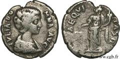 JULIA DOMNA (+217) Julia Domna Augusta (194-217) Denier 193-194 N° brm_113673 Date : 193-194 Nom de l'atelier : Alexandrie Métal : billon Diamètre : 17mm Axe des coins : 6h. Poids : 2,35g. Degré de ra