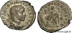 ELAGABAL (16/05/218-12/03/222) Marcus Aurelius Antoninus Denier 222 N° brm_113697 Date : 222 Nom de l'atelier : Rome Métal : argent Diamètre : 18mm Axe des coins : 6h. Poids : 2,92g. Degré de rareté :