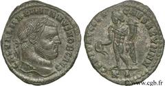GALERE (1/03/293-5/05/311) Galerius Valerius Maximianus César (1/03/293-1/05/305) Follis ou nummus 297-299 N° brm_113856 Date : 297-299 Nom de l'atelier : Cyzique Métal : cuivre Diamètre : 28mm Axe de