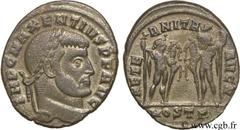 MAXENCE (28/10/306-28/10/312) Marcus Aurelius Valerius Maxentius Auguste (04/307-28/10/312) Follis ou nummus fin 309 N° brm_113873 Date : fin 309 Nom de l'atelier : Ostie Métal : cuivre Diamètre : 25m