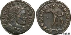 LICINIUS Ier (11/08/308-09/324) Valerius Licinianus Licinius Follis ou nummus 312-313 N° brm_113878 Date : 312-313 Nom de l'atelier : Rome Métal : cuivre Diamètre : 21,5mm Axe des coins : 12h. Poids :