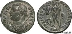 LICINIUS Ier (11/08/308-09/324) Valerius Licinianus Licinius Follis ou nummus 318 N° brm_113883 Date : 318 Nom de l'atelier : Cyzique Métal : cuivre Diamètre : 18mm Axe des coins : 6h. Poids : 2,90g. 