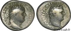 VESPASIEN et TITUS (+ 79) Didrachme 71 N° brm_115357 Date : 71 Nom de l'atelier : Césarée de Cappadoce Métal : argent Diamètre : 19,50mm Axe des coins : 12h. Poids : 6,16g. Degré de rareté : R1 Etat d