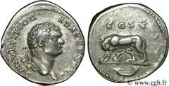DOMITIEN (12/69-18/09/96) Titus Flavius Domitianus César sous Vespasien (12/69-24/06/79) Denier 77 N° brm_115367 Date : 77 Nom de l'atelier : Rome Métal : argent Diamètre : 19,00mm Axe des coins : 5h.