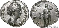 FAUSTINE MERE (+141) Annia Galeria Faustina Consécration d'Antonin le Pieux Denier c. après 147 N° brm_115447 Date : c. après 147 Nom de l'atelier : Rome Métal : argent Diamètre : 17,00mm Axe des coin