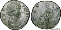 FAUSTINE MERE (+141) Annia Galeria Faustina Consécration d'Antonin le Pieux Dupondius c. après 147 N° brm_115448 Date : c. après 147 Nom de l'atelier : Rome Métal : cuivre Diamètre : 26,00mm Axe des c
