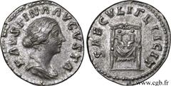 FAUSTINE JEUNE (+175) Annia Galeria Faustina Augusta (146-175) Denier 161 N° brm_115481 Date : 161 Nom de l'atelier : Rome Métal : argent Diamètre : 18,00mm Axe des coins : 6h. Poids : 3,37g. Degré de