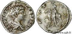 GETA (06/198-26/02/212) Lucius puis Publius Septimius Geta César (06/198-fin209) Denier 204 N° brm_115584 Date : 204 Nom de l'atelier : Rome Métal : argent Diamètre : 17,50mm Axe des coins : 12h. Poid