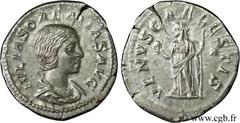 JULIA SOEMIAS (+222) Julia Soوmias Mère d'Elagabal, fille de Julia Maésa, sœur de Julia Mamée - Augusta (219-222) Denier 221 N° brm_115625 Date : 221 Nom de l'atelier : Rome Métal : argent Diamètre : 