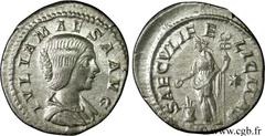 JULIA MAESA (+223 ou 226) Julia Mوsa Sœur de Julia Domna, mère de Julia Soémias et de Julia Mamée, grand-mère d'Elagabal et d'Alexandre Sévère - Augusta (218-223/226) Denier 220-222 N° brm_115627 Date