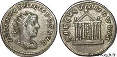 PHILIPPE II (05/244-09/249) Marcus Julius Philippus Auguste (04/247-09/249) Antoninien 249 N° brm_115678 Date : 249 Nom de l'atelier : Antioche Métal : billon Diamètre : 22,00mm Axe des coins : 6h. Po