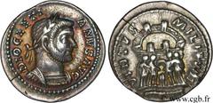 DIOCLETIEN (20/11/284-1/05/305) Caius Aurelius Valerius Diocletianus Auguste (20/11/284-1/05/305) Argenteus 300-301 N° brm_115850 Date : 300-301 Nom de l'atelier : Trèves Métal : argent Diamètre : 19,
