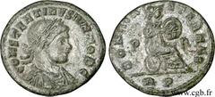 CONSTANTIN II (1/03/317-04/340) Flavius Claudius Julius Constantinus César (1/03/317-9/09/337) Centenionalis ou nummus 318-319 N° brm_115990 Date : 318-319 Nom de l'atelier : Rome Métal : cuivre Diamè
